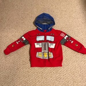Optimus Prime zip up hoodie